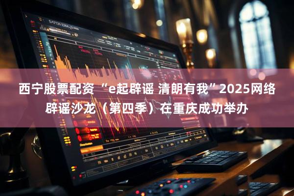 西宁股票配资 “e起辟谣 清朗有我”2025网络辟谣沙龙（第四季）在重庆成功举办